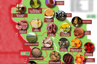 Mappa Basilicata Eccellenze Agroalimentari